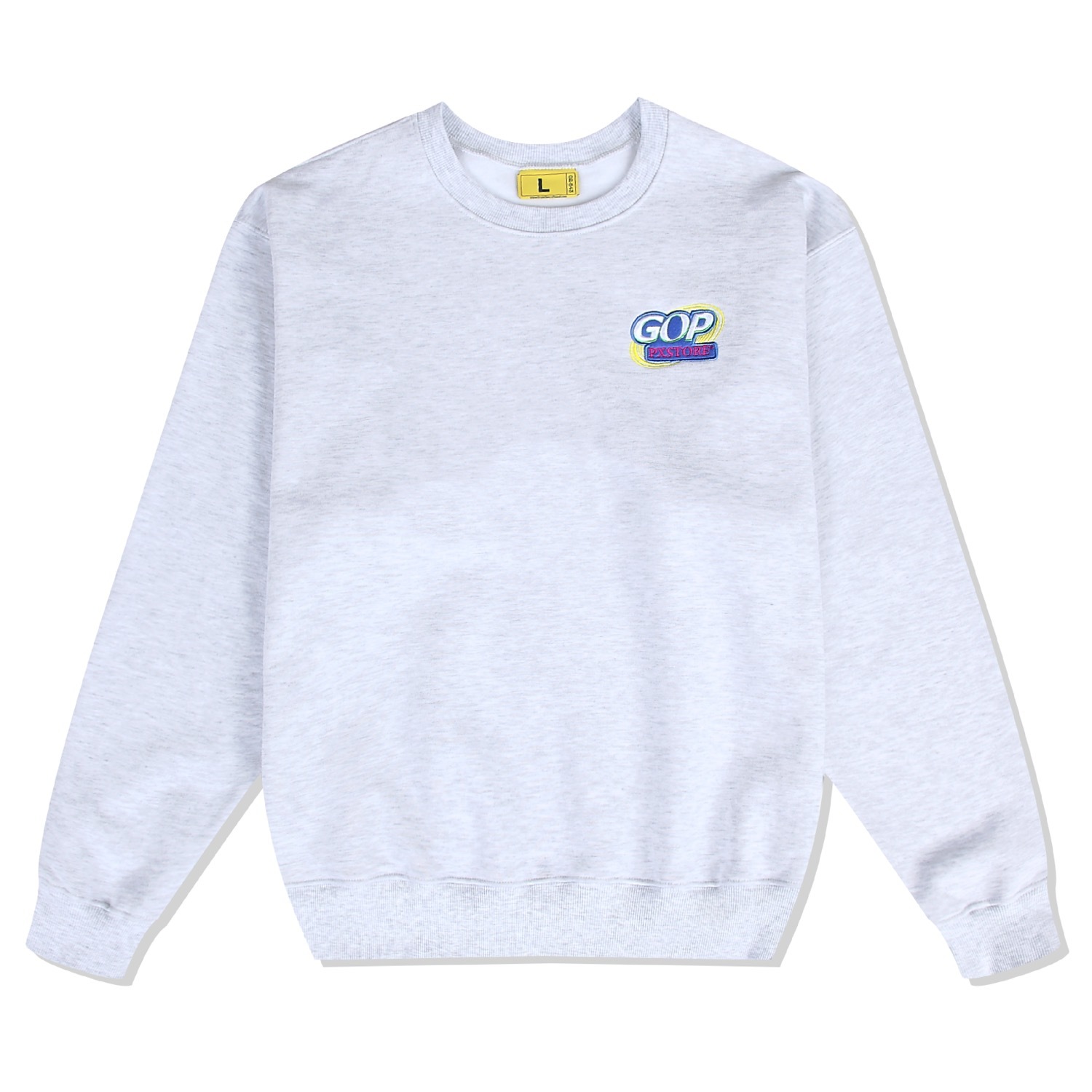 Beam Embroidered Sweatshirt_Ash Grey