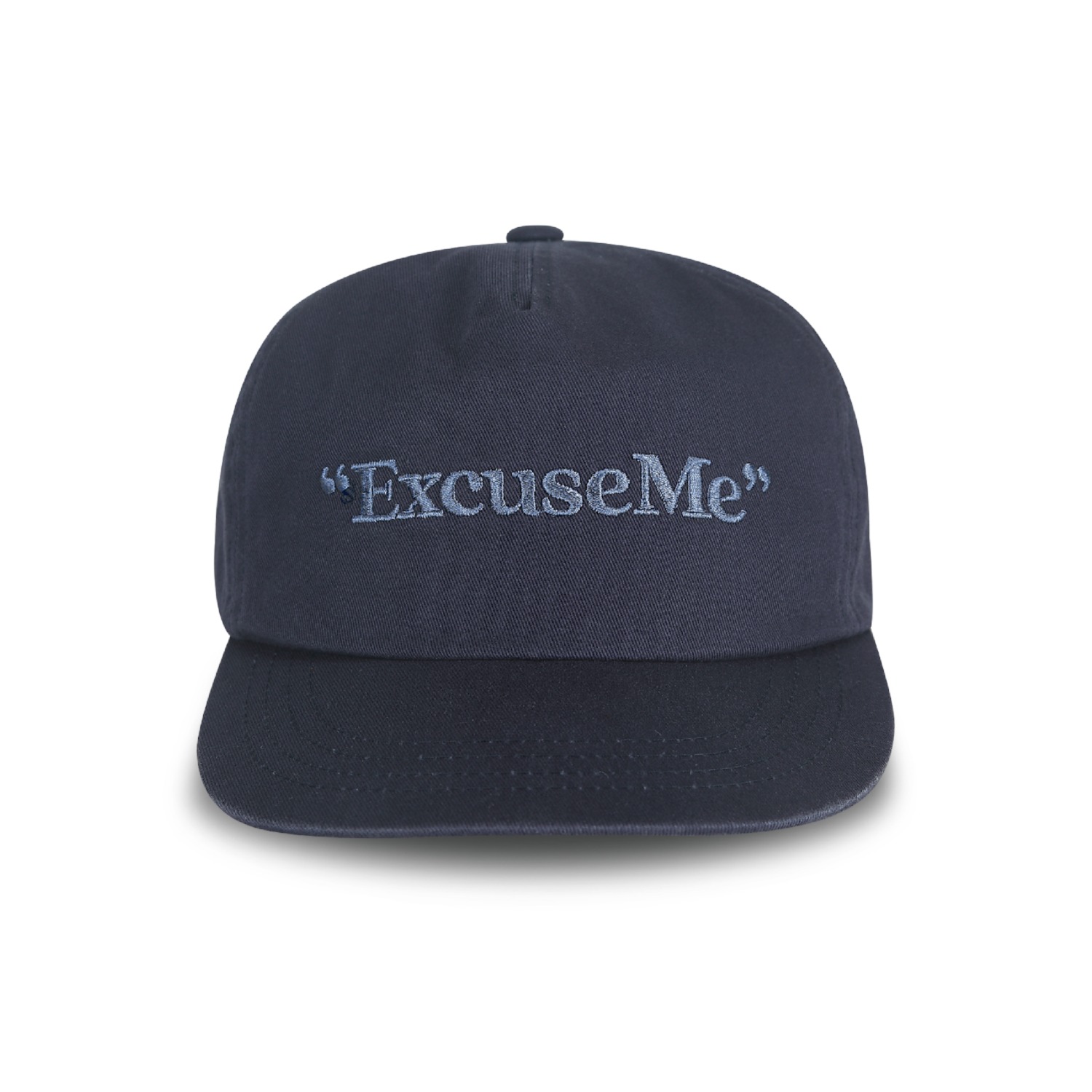 Excuse Me 5-Panel Cap_Washed Navy