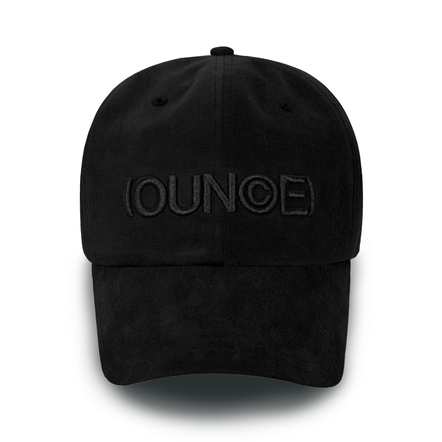 OUNCE Bold Logo 6-Panel Cap_Black