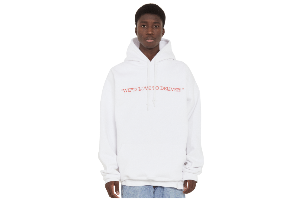 Delivery Hoodie - White