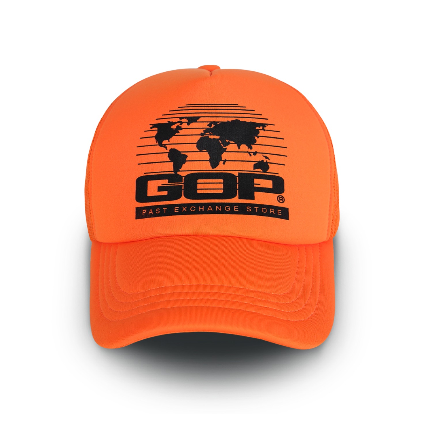 GOP World Trucker Cap_Orange