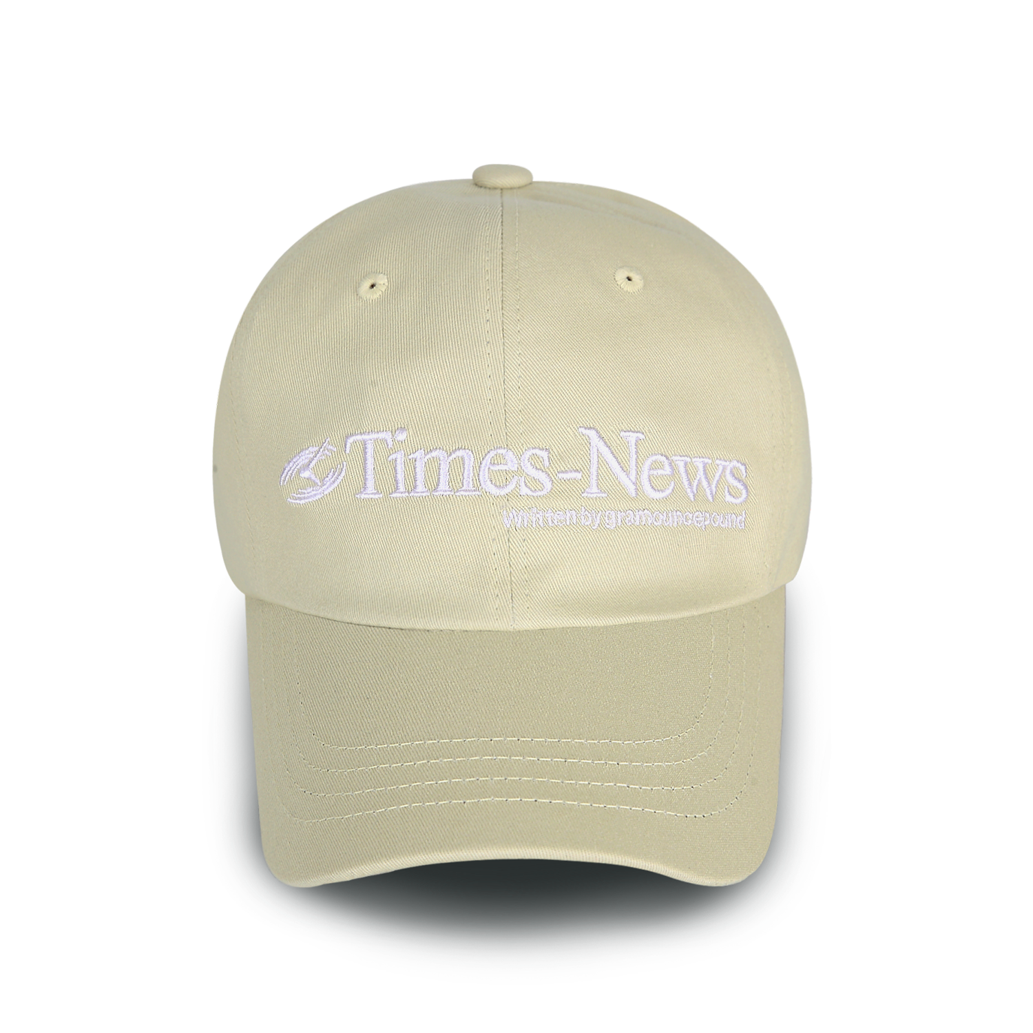 Times-News 6-Panel Cap_Beige