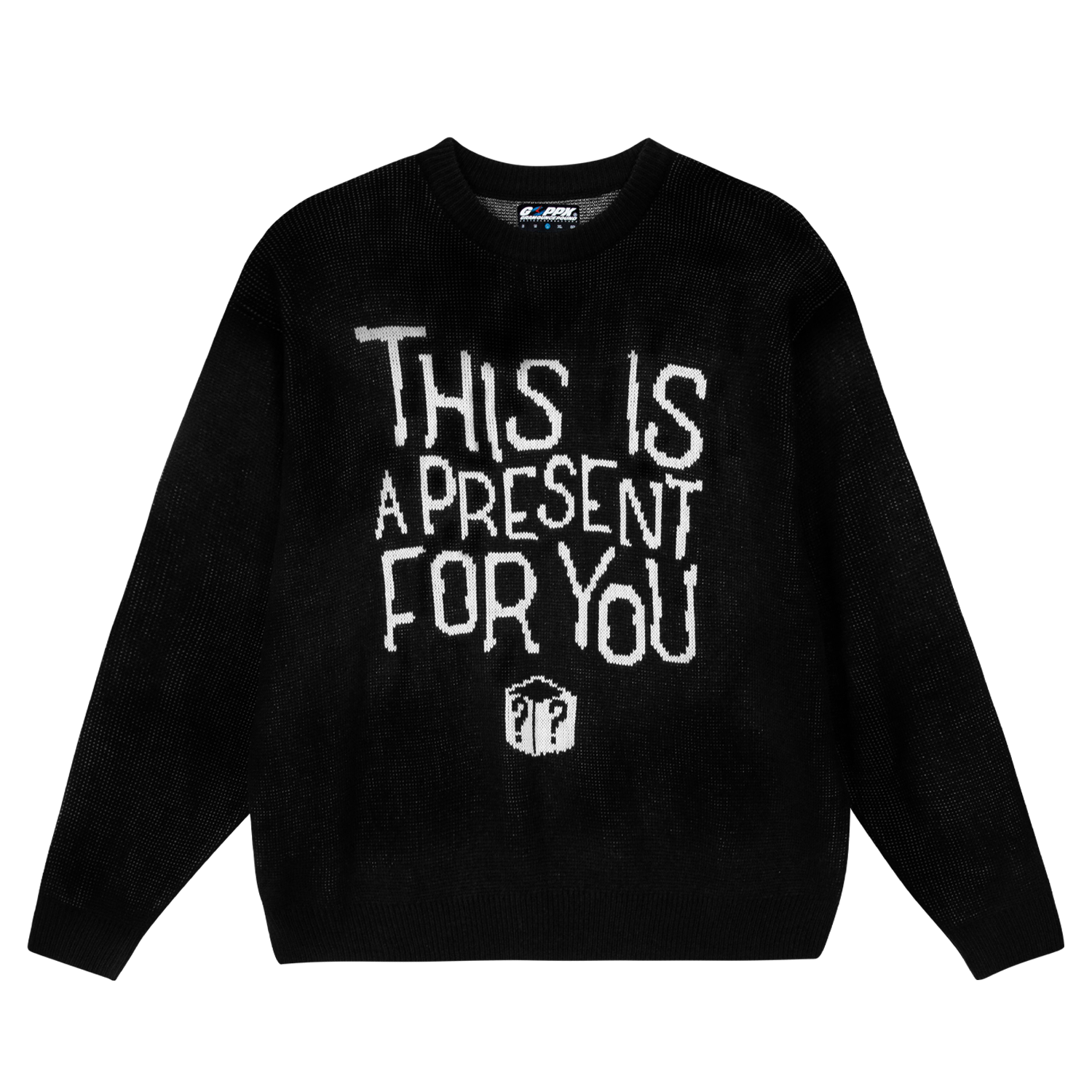 Present Box Sweater_Black(10월 13일 예약배송)